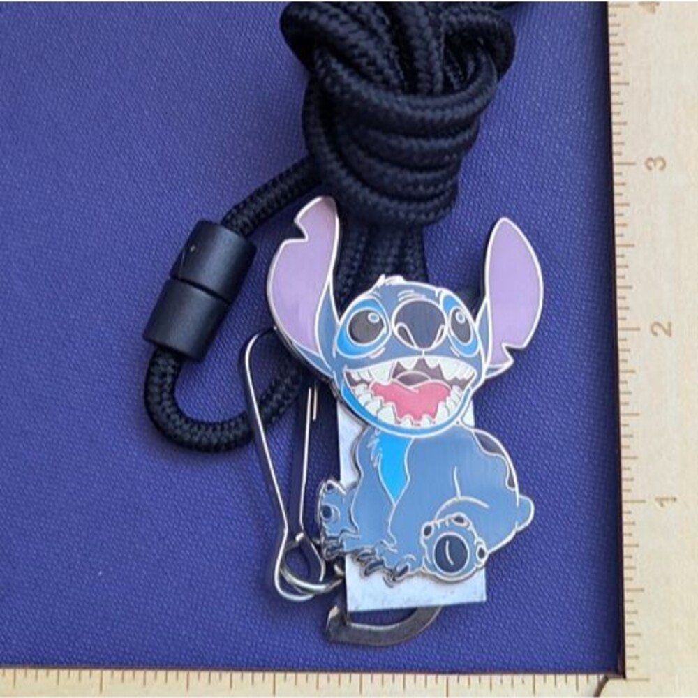Disney Stitch Bolo Lanyard Cast Exclusive NEW & freebie